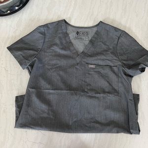 Like new FIGS graphite Catrina scrub top. Size Small